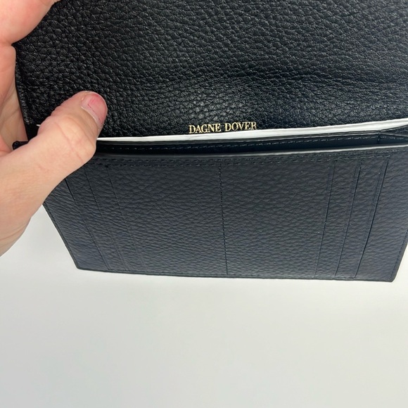 NWT Dagne Dover Black Leather Wallet - Picture 3 of 6